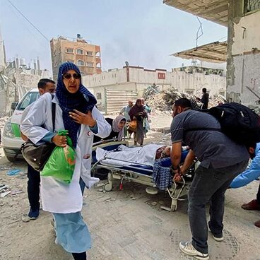 Medical relief in Gaza